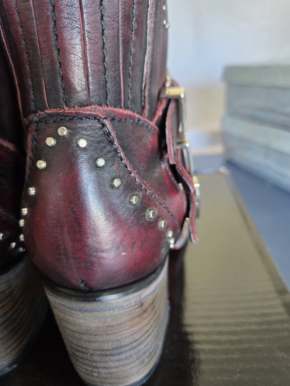 NEW, Gorgeous Freebird Wine Savanna Bootie, Size 10 - Picture 6 of 10